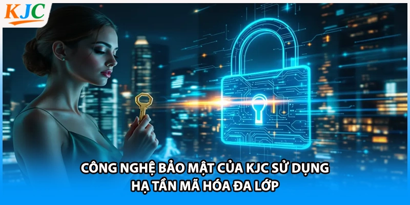 Công nghệ bảo mật của KJC sử dụng hạ tần mã hóa đa lớp 