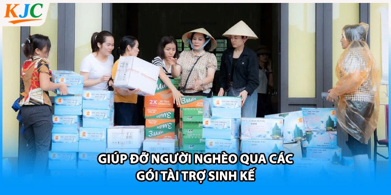 Giúp đỡ người nghèo qua các gói tài trợ sinh kế