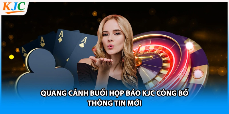 Quang cảnh buổi họp báo KJC công bố thông tin mới